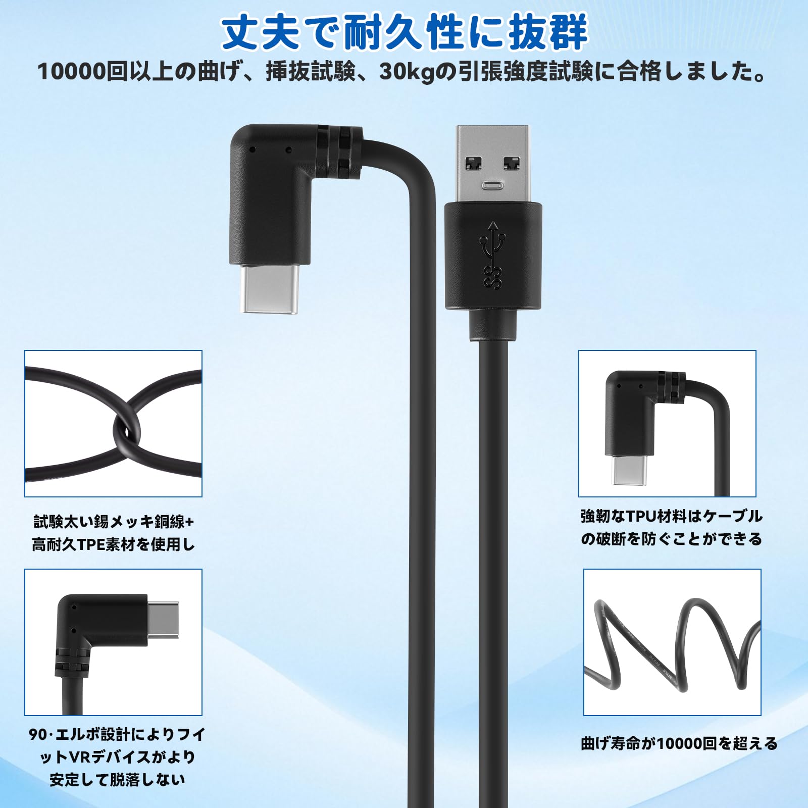 Amazon.co.jp: 【3M】リンクケーブル Quest 2/1/Pro/Pico4アクセサリと